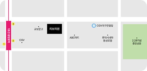 오시는 길 지도